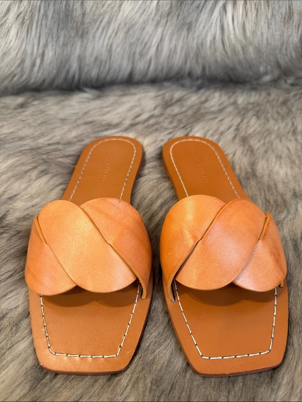 Loeffler Randall cognac leather
